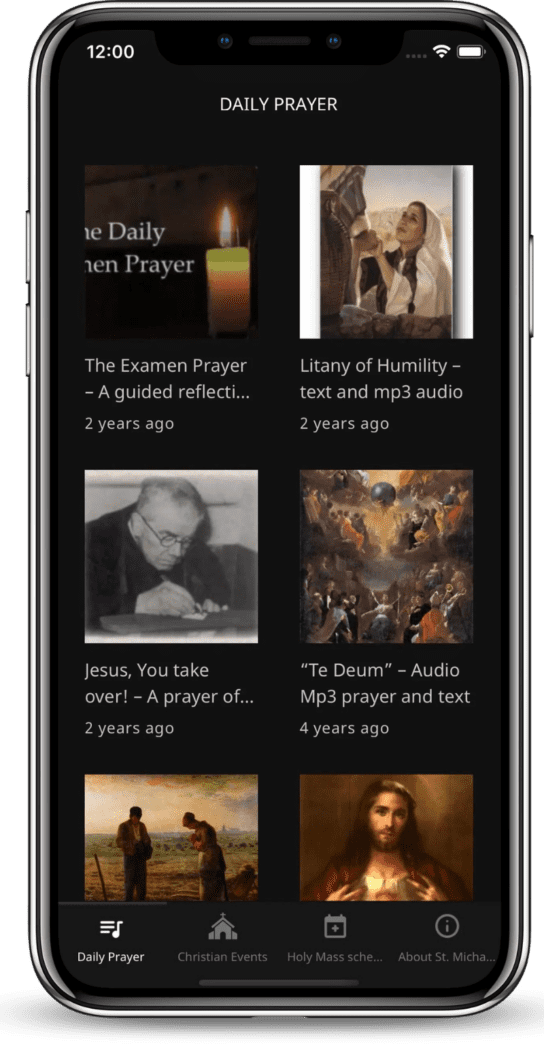 app mockup church