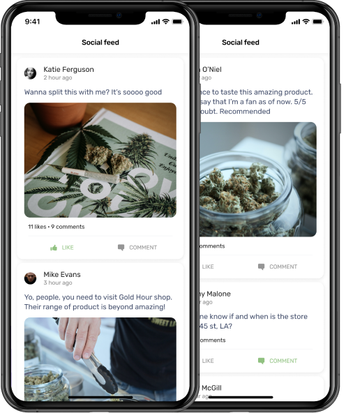 Have your own Cannabis App for Android and iPhone (iOS)