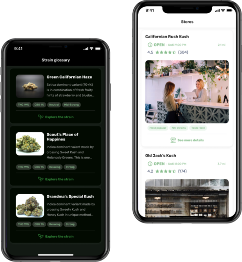 Cannabis app builder - Create Cannabis Shop & Delivery App