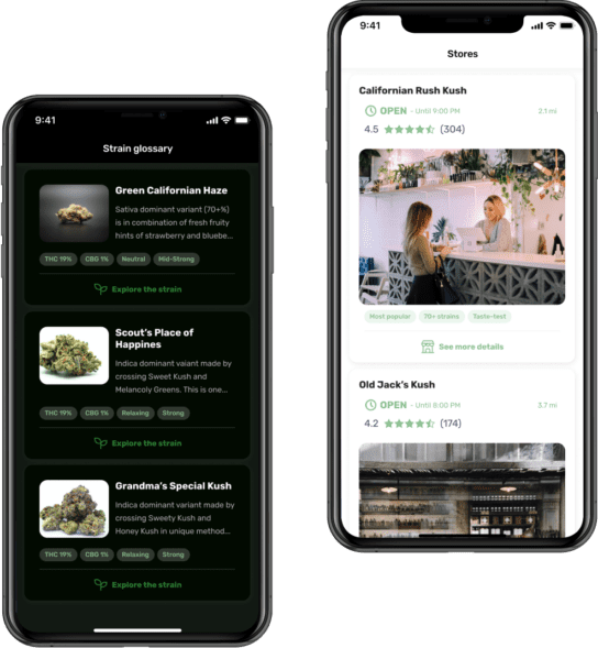 Cannabis app builder - Create Cannabis Shop & Delivery App